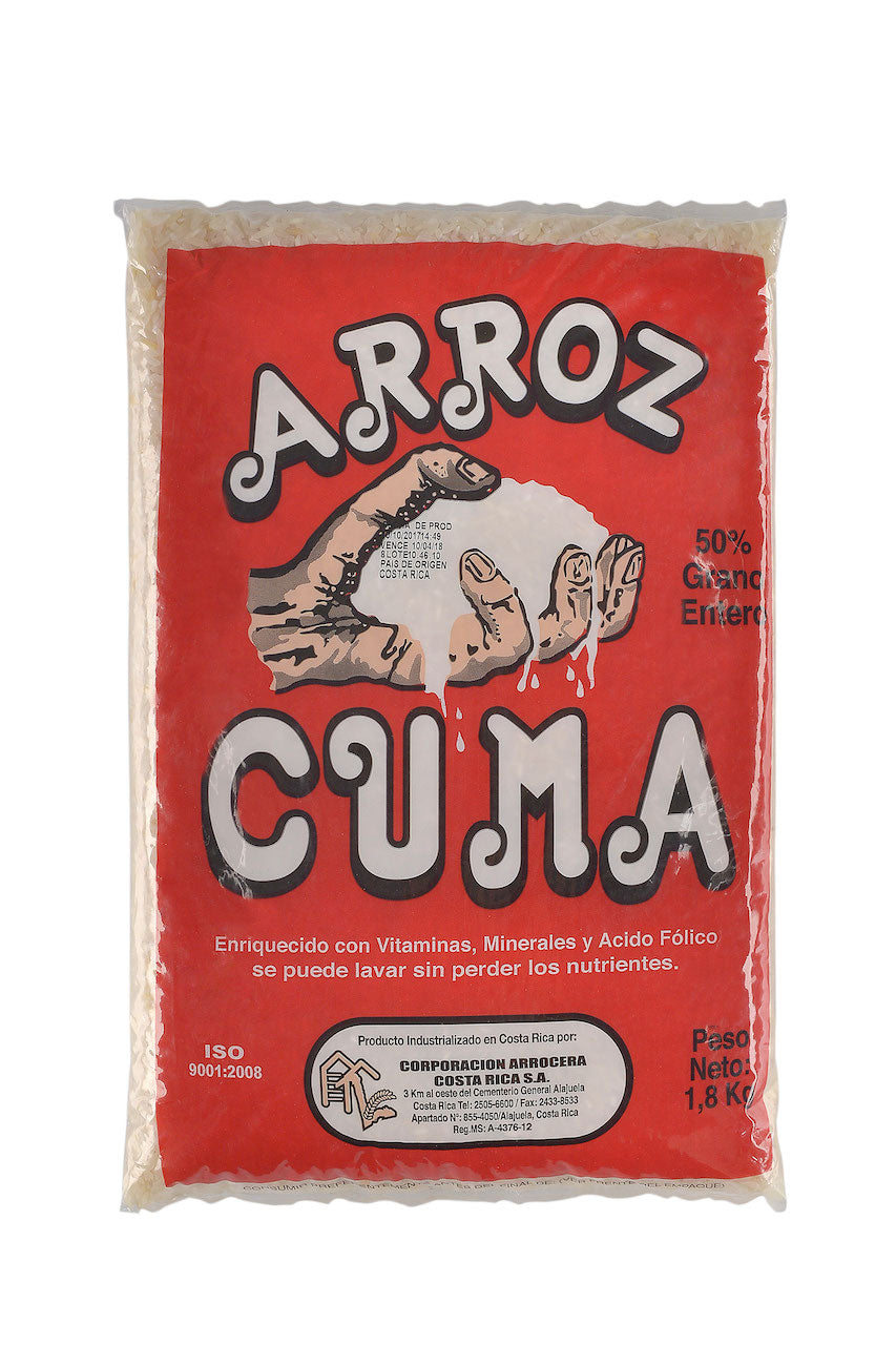 ARROZ CUMA 50% GRANO ENTERO - 1.8 Kilos