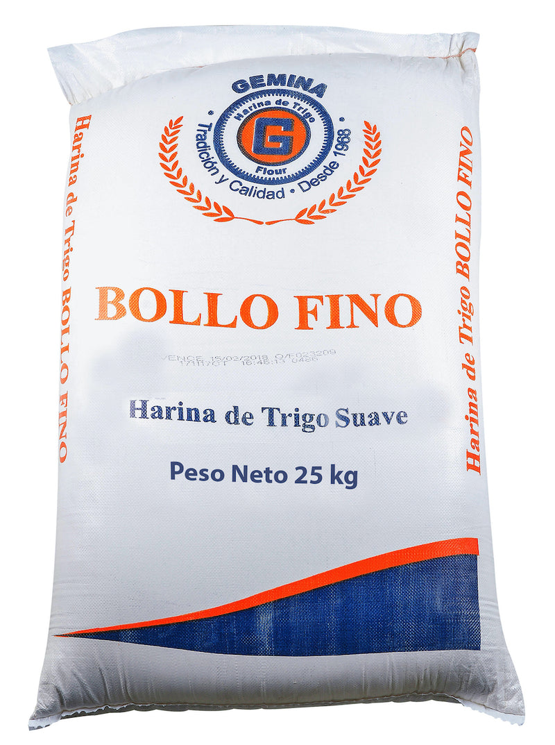 HARINA DE TRIGO BOLLO FINO GEMINA (SUAVE) (MATERIA PRIMA)