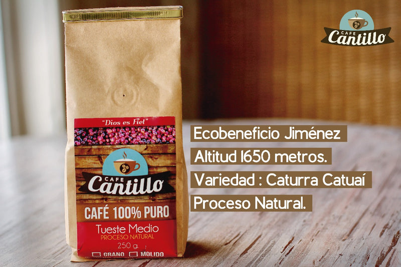 Café Cantillo [Proceso Natural] 250g - Zona de Caragral, Cartago