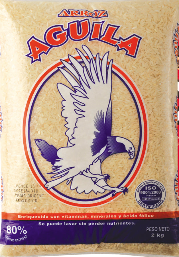 ARROZ AGUILA 80% GRANO ENTERO - 2 Kilos