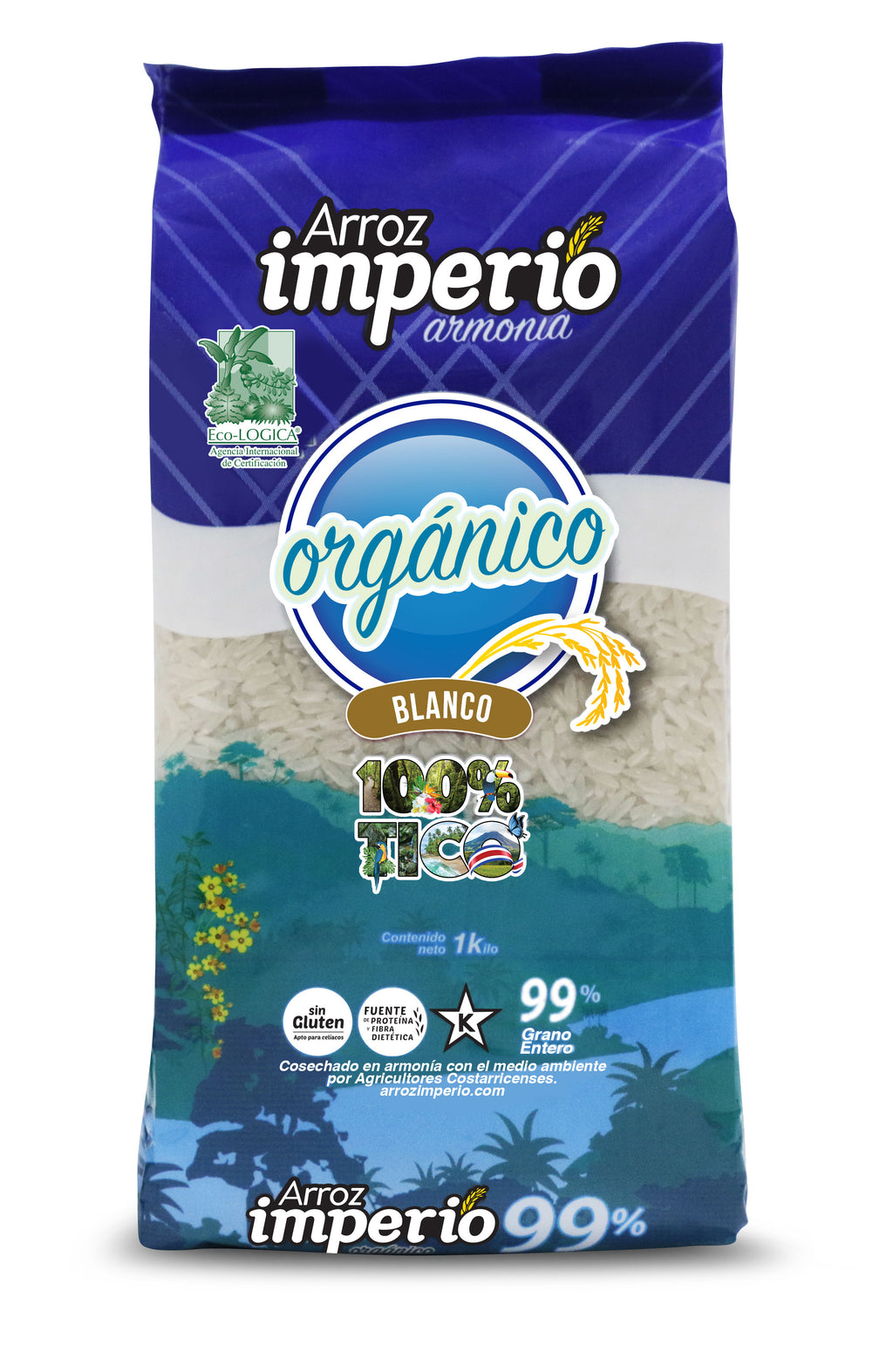 ARROZ IMPERIO ORGÁNICO BLANCO 99% GRANO ENTERO