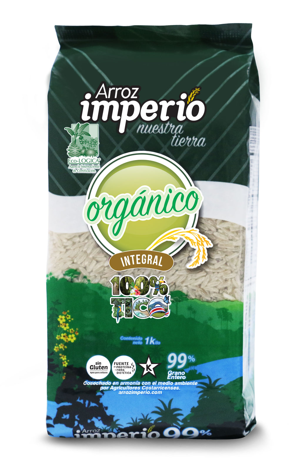 ARROZ IMPERIO ORGÁNICO INTEGRAL 99% GRANO ENTERO